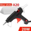 VIC 20W Hot Melt Glue Gun With 20PCS Glue Sticks For Repair Tool