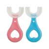Silicone U-Shape Kids Manual Toothbrush X2pcs